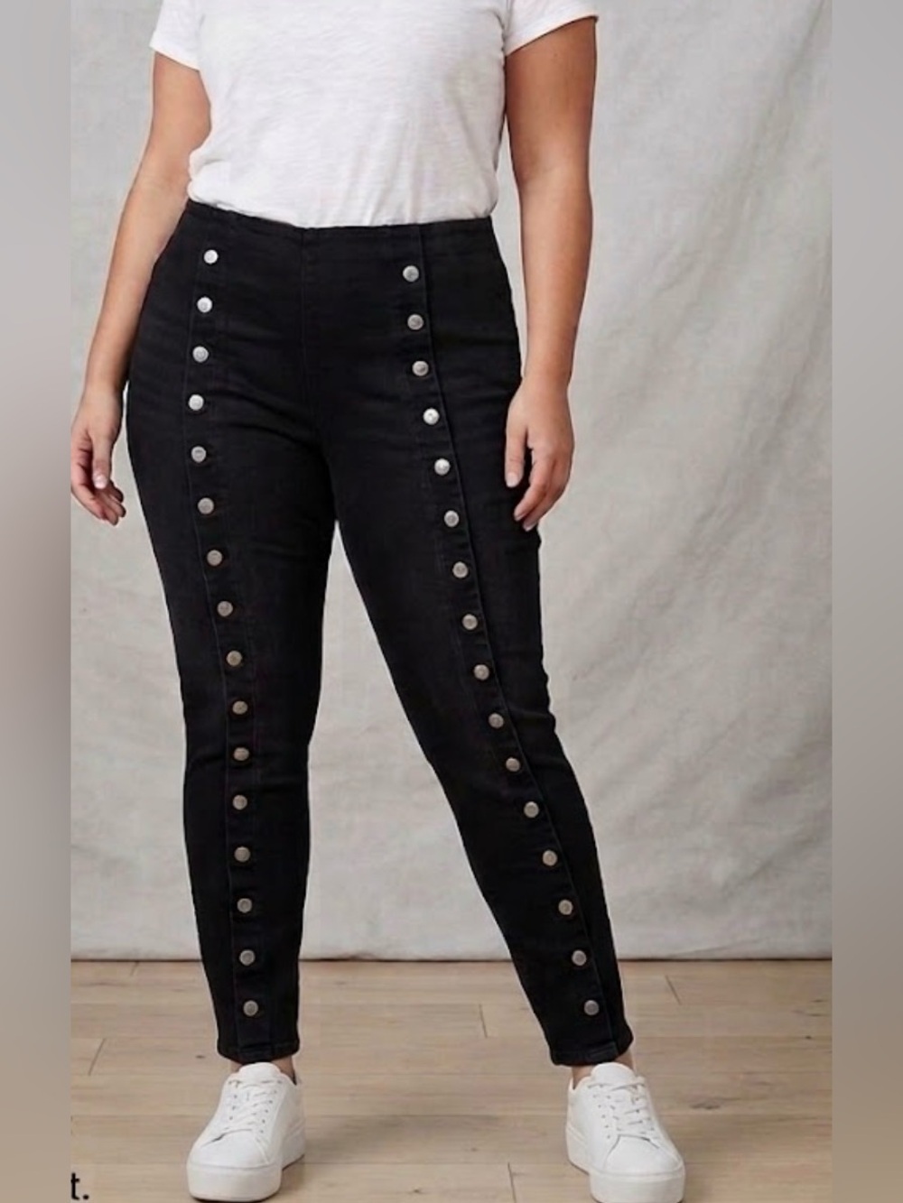 GAP 1969 Off-Colour Black Women’s Super High Rise  True Skinny Jeans Size 29 R